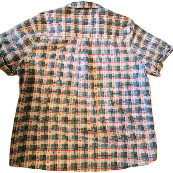 American Sweetheart Shirt Small Blue Red White Plaid Button Up‎ Vintage - Picture 6 of 7